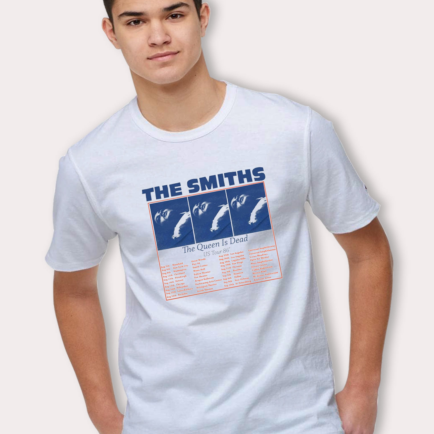 The Smiths Queen Is Dead US Tour Vintage T Shirt - Hotvero